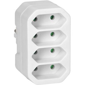 Produktbild für Steckdosenadapter Orno AE-13279, weiß