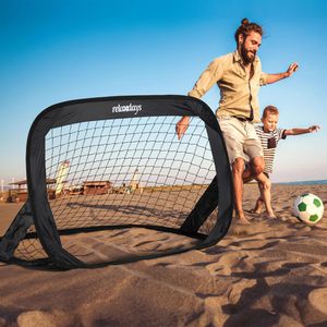Produktbild für Fußballtor Relaxdays Pop-Up, 10035315, aus Kunststoff