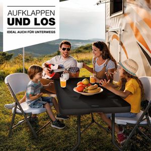 Produktbild für Gartentisch tillvex TVGTTS03, Kunststoff