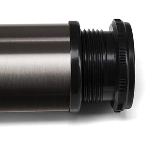 Produktbild für Möbelfuß SO-TECH JIMMY, 117931, silber, Metall