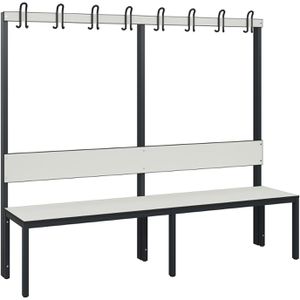 Produktbild für Umkleidebank CP-Möbel 8062-100, Sitzfläche Holz, 200 cm