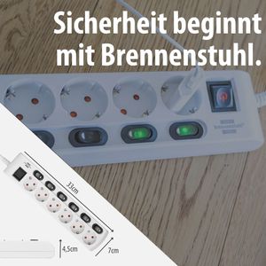 Produktbild für Steckdosenleiste Brennenstuhl mit 2m Kabel