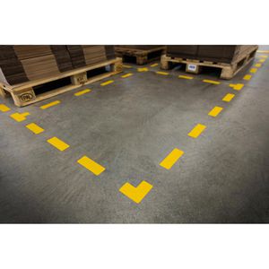 Produktbild für Bodenmarkierung Durable 170204 L-Form gelb