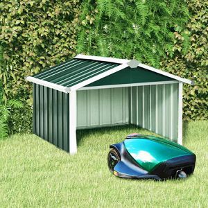 Produktbild für Mähroboter-Garage vidaXL 150907, grün, aus Metall