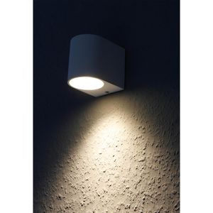 Produktbild für Wandleuchte McShine Oval-W, aus Aluminium, für außen (IP44)