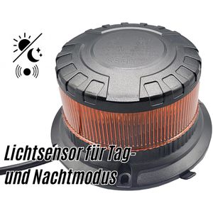 Produktbild für Warnleuchte Berger&amp;Schröter orange, mit 360° LED