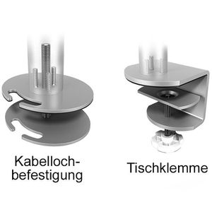 Produktbild für Monitorhalterung Dataflex ViewMate 652, 75x75 &amp; 100x100 mm