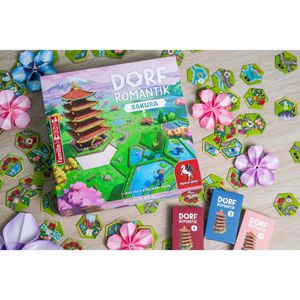 Produktbild für Brettspiel Pegasus-Spiele Dorfromantik - Sakura