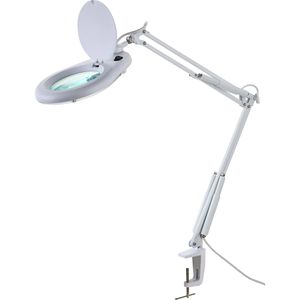 Lupenleuchte McShine LL-8043, mit Tischklemme
