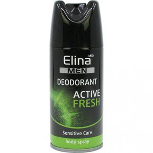Deodorant Elina-med Men Bodyspray Active Fresh, Spray