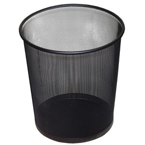 Produktbild für Papierkorb D.RECT 007616, schwarz