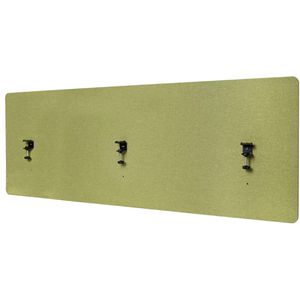 Tischtrennwand Mendler HWC-G75, grün