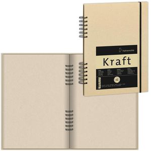 Skizzenbuch Hahnemühle 10628781 Kraft, A4 hoch