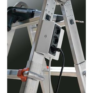 Produktbild für Tischsteckdose Brennenstuhl 1150070, mit 3 m Schuko Kabel