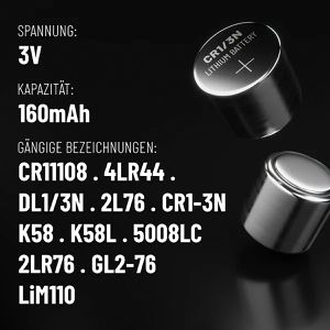 Produktbild für Knopfzelle Absina CR1/3N