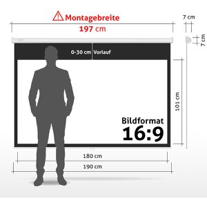Produktbild für Beamer-Leinwand ESMART Economy EXR Rollo