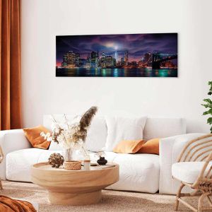 Produktbild für Wandbild Artgeist New York bei Nacht