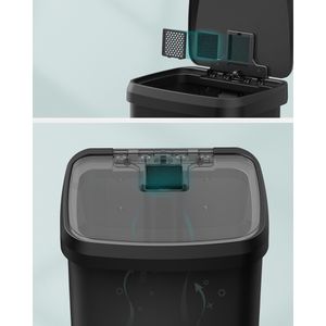 Produktbild für Mülleimer Songmics LTB530B5002, schwarz