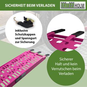Produktbild für Auffahrrampe Trutzholm 21423, pink, 1 Stück