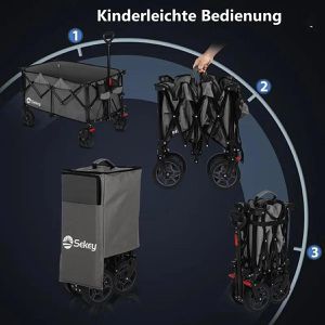 Produktbild für Bollerwagen Sekey XXL FW201, faltbar
