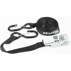 Produktbild für Spanngurt Master-Lock 3109EURDAT, schwarz, mit Haken &amp; Ratsche