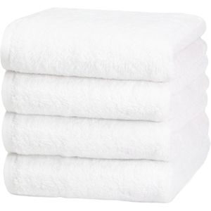 Handtuch Zollner Riva Set, weiß, 50 x 100 cm