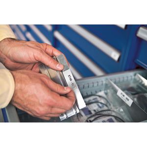Produktbild für Schriftband Dymo 91228, LetraTag, S0721750, 12mm