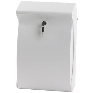 Produktbild für Briefkasten PROREGAL RVB120-03, weiß, aus Kunststoff