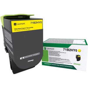 Toner Lexmark 71B2HY0 Prebate, gelb