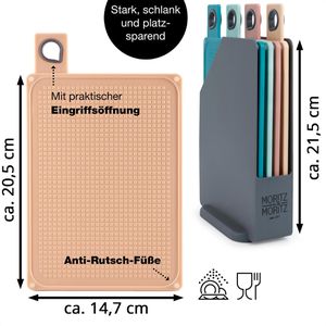 Produktbild für Schneidebrett Moritz&amp;Moritz 2092, aus Kunststoff
