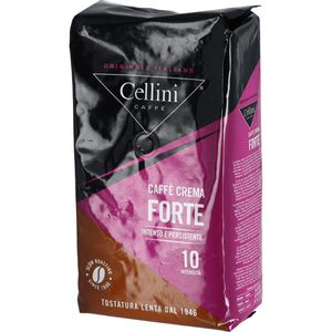 Cellini Kaffee Caffe Crema Forte, ganze Bohnen, Arabica und Robusta, 1 kg