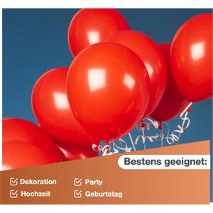 Produktbild für Luftballons TK-Gruppe rot