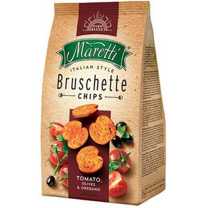 Brotchips Maretti Bruschette Chips Tomato, Olives & Oregano