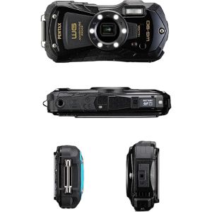 Produktbild für Kompaktkamera Pentax WG-90 schwarz, mit 2,7 Zoll Display
