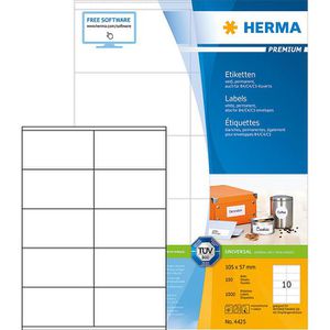 Universaletiketten Herma 4425 Premium, weiß