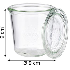 Produktbild für Einmachglas APS Weck-Glas, mit Glasdeckel