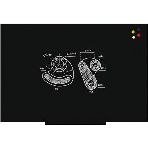 Produktbild für Kreidetafel Rocada Skinliquid, schwarz, magnetisch