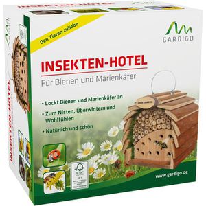 Produktbild für Insektenhotel Gardigo 90560, zum Aufhängen, aus Holz