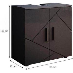 Produktbild für Waschbeckenunterschrank Vicco Irma, stehend