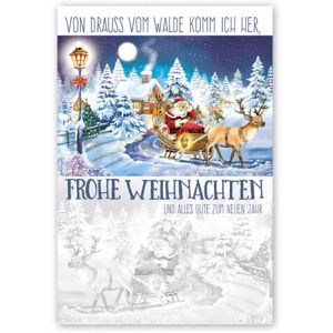 Produktbild für Weihnachtskarte Böttcher-AG Nostalgie sortiert