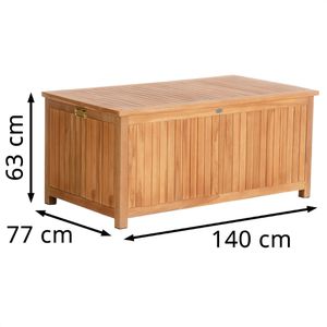 Produktbild für Gartenbox CLP Odessa, aus Teakholz