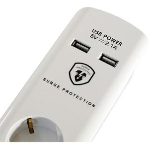 Produktbild für Steckdosenleiste FeinTech mit 3m Kabel