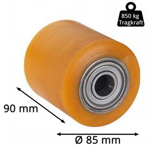 Produktbild für Hubwagen-Rolle Dörner+Helmer DOHETAN, bis 850 kg, Polyurethan