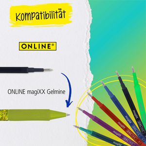 Produktbild für Gelschreiber Online magiXX Fun Wild Life, 70188, radierbar