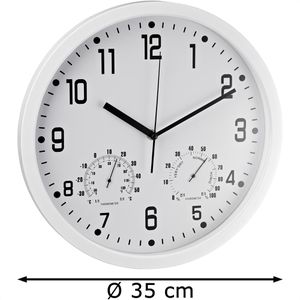 Produktbild für Wanduhr Alco 188-10, Kunststoff, analog, Quarzuhr