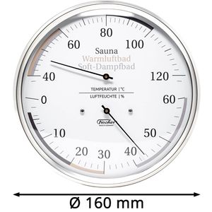 Produktbild für Saunathermometer Fischer-Feingerätebau 185.01, Ø 160 mm
