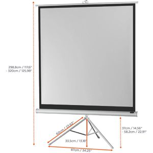 Produktbild für Beamer-Leinwand Celexon Economy White Edition