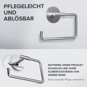 Produktbild für Toilettenpapierhalter ovimar Hammerodde, silber