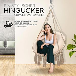 Produktbild für Hängesessel tillvex TVHS09, bis 200 kg, Indoor