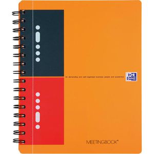 Produktbild für Collegeblock Oxford 357001712 Meetingbook, A5